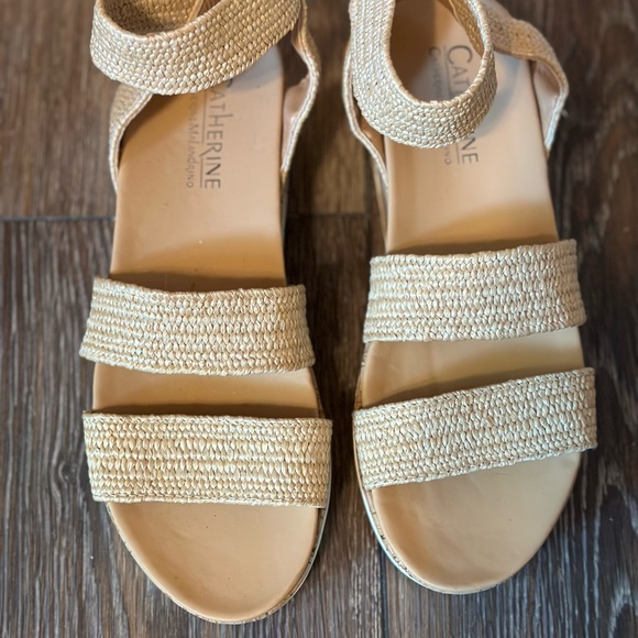 Low Heel open toe espadrilles - Picture 3 of 5